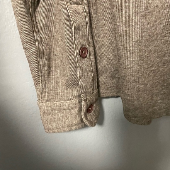 NWT Wearfirst Alpine Brushed Ribbed Fleece Lined  Button Down Shirt. Size Small - Picture 6 of 10